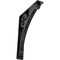 Ekena Millwork Crawley Wrought Iron Bracket, (Triple center brace), Antiqued Pewter 2"W x 10"D x 12"H BKTM02X10X12TCRAPW - alternate 1
